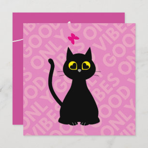 SAVE THE DATE! - Funny Cat Birthday Card