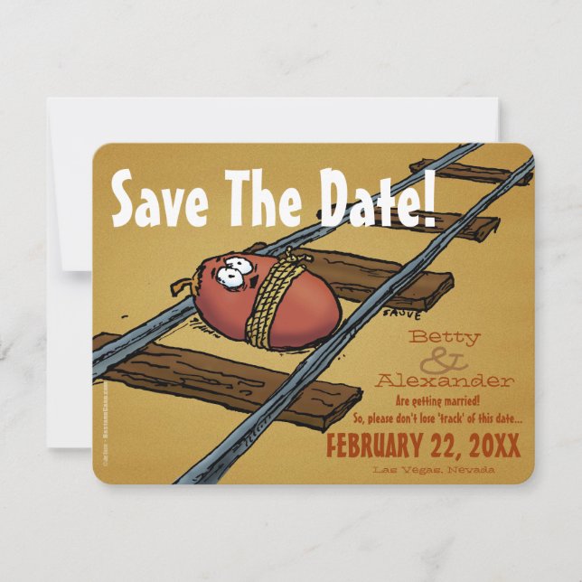 Save the Date Funny Wedding Invitation (Front)