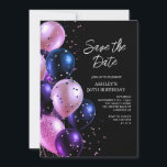Save the Date Glam 50th Birthday Invitation<br><div class="desc">Create your own Save the Date Glam 50th Birthday Invitation! Personalise this design with your own text. You can further customise this design by selecting the "Edit Details" button if desired.</div>