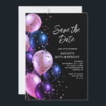 Save the Date Glam 50th Birthday Invitation<br><div class="desc">Create your own Save the Date Glam 50th Birthday Invitation! Personalise this design with your own text. You can further customise this design by selecting the "Edit Details" button if desired.</div>
