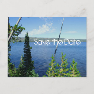 Save the date, Grand Teton National Park picture Announcement Postcard