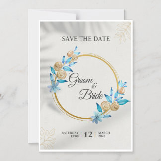 save the date greetings magnetic invitation
