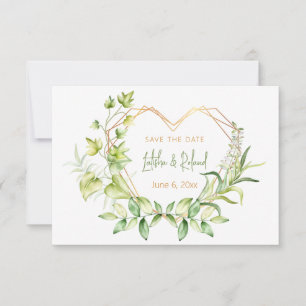 Save the Date Heart