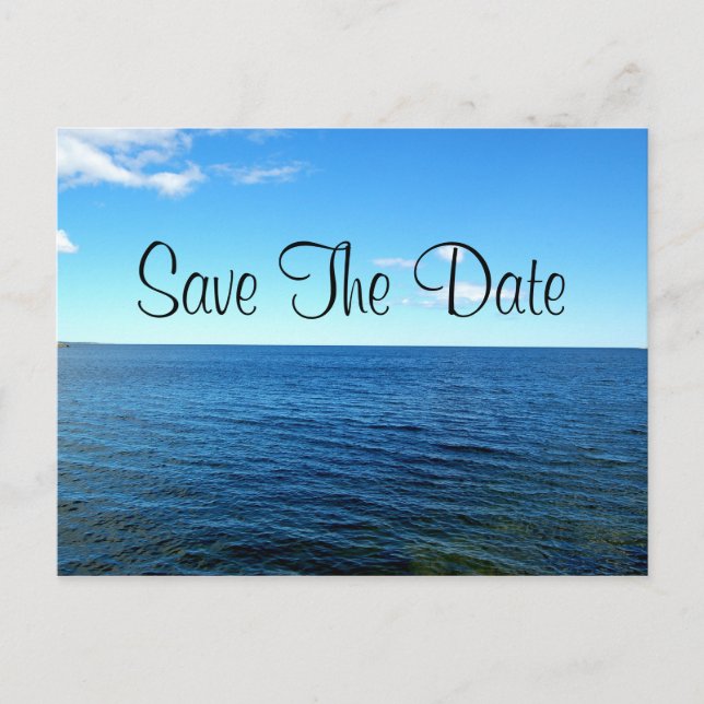 Save The Date Horizon Postcard (Front)