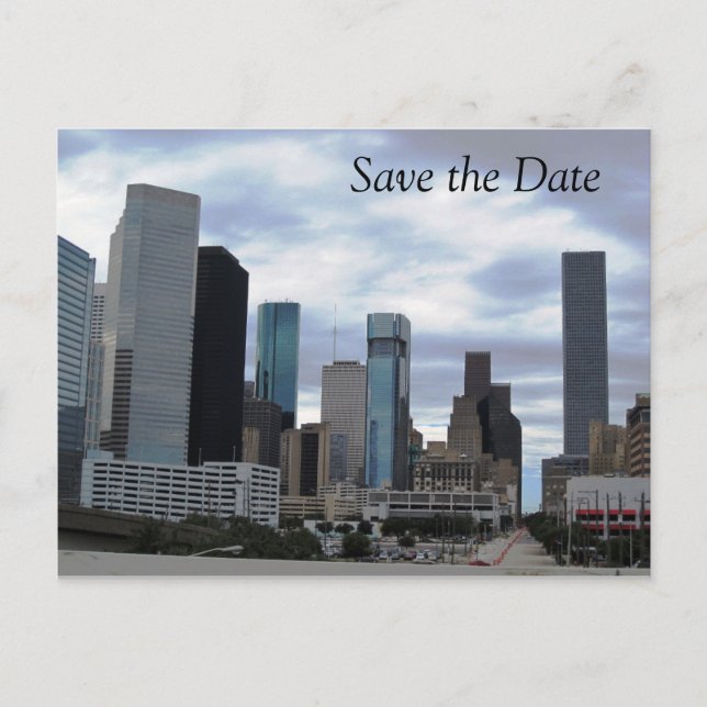 Save The Date - Houston - Postcard (Front)
