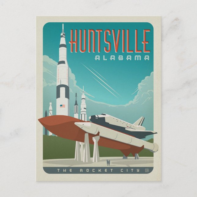 Save the Date | Huntsville, AL Announcement Postcard (Front)