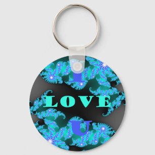Save The Date I Love You.png Key Ring