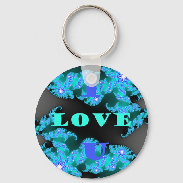 Save The Date I Love You.png Key Ring (Front)