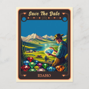 Save the Date Idaho Invitation Postcard
