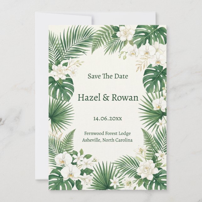save the date invitation (Front)