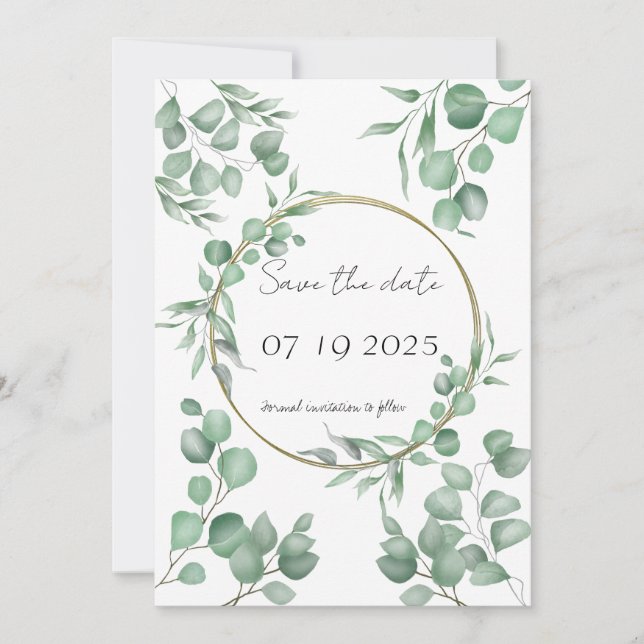 Save The Date Invitation (Front)