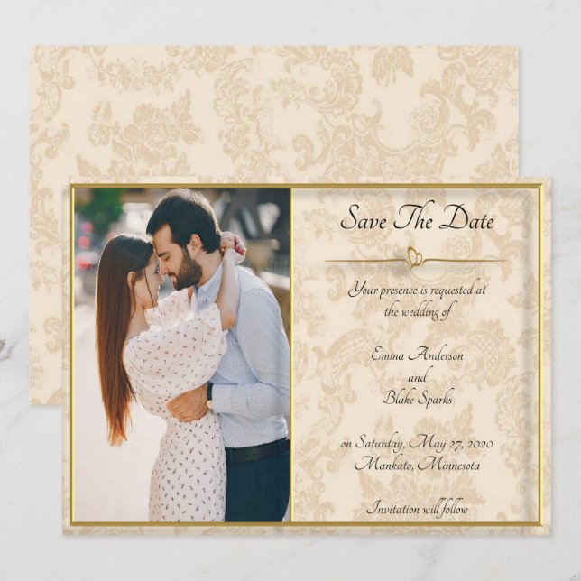 Save The Date Invitation (Front/Back)