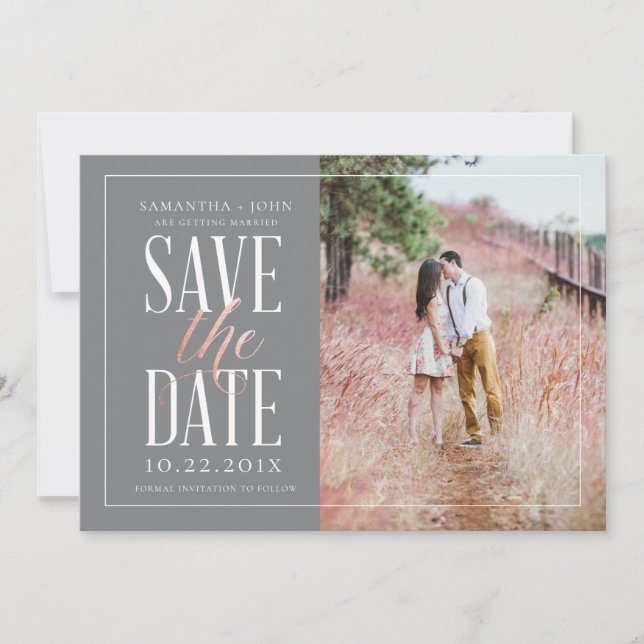 Save The Date Invitation (Front)