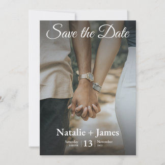 Save the date invitation