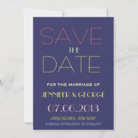 Save the Date Invitation Announcement