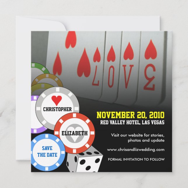 Save The Date Invitation Love Card 5 (Front)