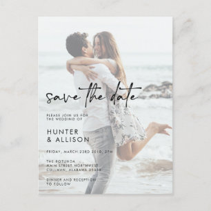 Save The Date Invitation Postcard