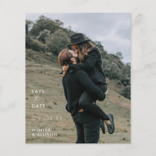 Save The Date Invitation Postcard