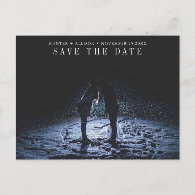 Save the Date Invitation Postcard (Front)