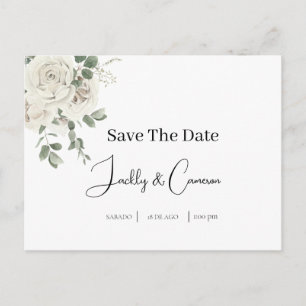 Save the Date Invitation Postcard