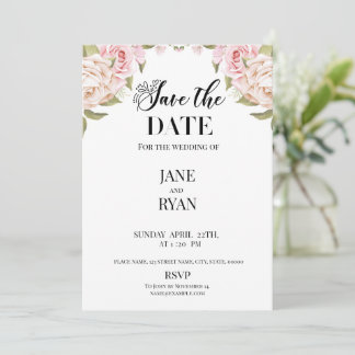 Save The Date Invitation Template