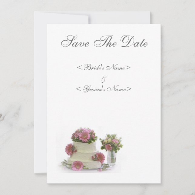 Save The Date invite (Front)