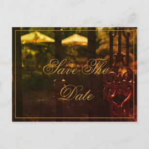 Save The Date Italian Feel Villa Postcard