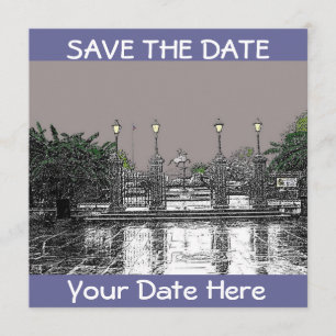 SAVE THE DATE-Jackson Square New Orleans Date