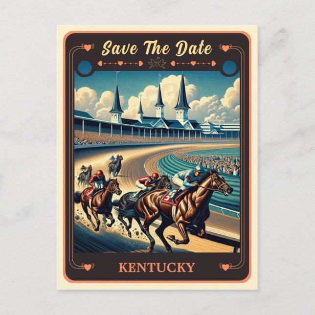 Save the Date | Kentucky Invitation Postcard (Front)