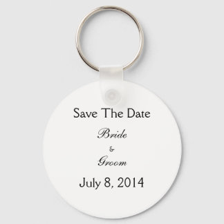 Save The Date Key Ring