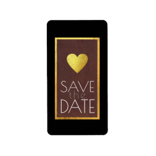 save the date label