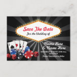 Save The Date Las Vegas Casino Cards Dice<br><div class="desc">Las Vegas Save The Date Rustic,  perfect to let your guests know your event date! Matching item to the Collection! Front and back included.</div>