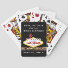 Save the Date Las Vegas Poker Cards