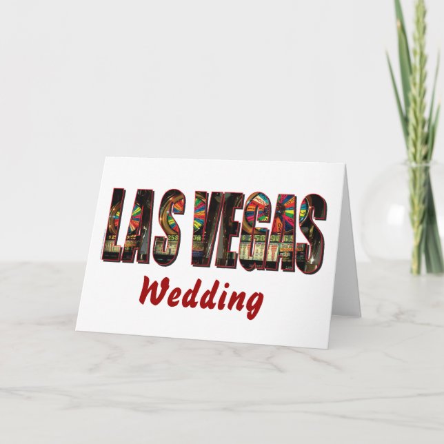 Save the Date/Las Vegas Wedding Announcement (Front)