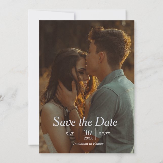 Save the Date: Love and Commitment Celebration Invitation (Front)