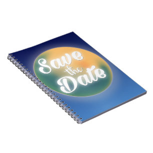 Save the Date Magical Moon Notebook