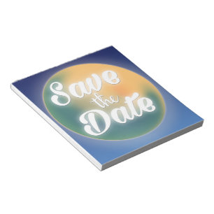 Save the Date Magical Moon Notepad
