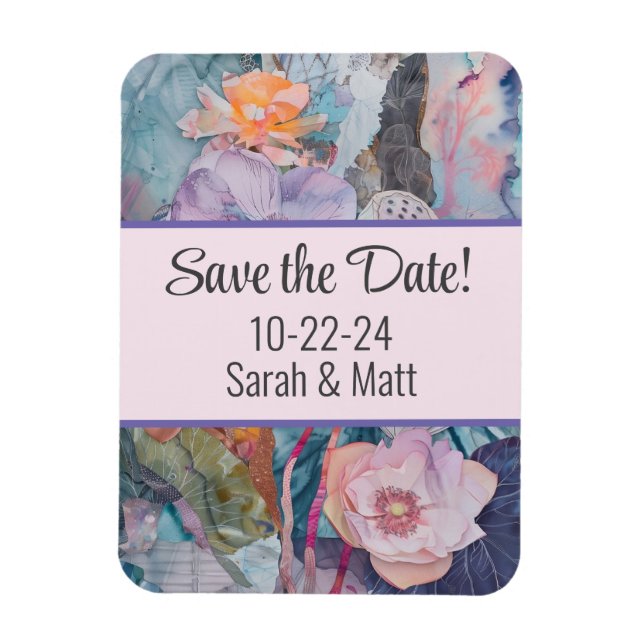 Save the date magnet (Vertical)