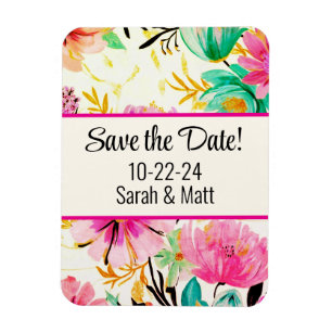 Save the date magnet