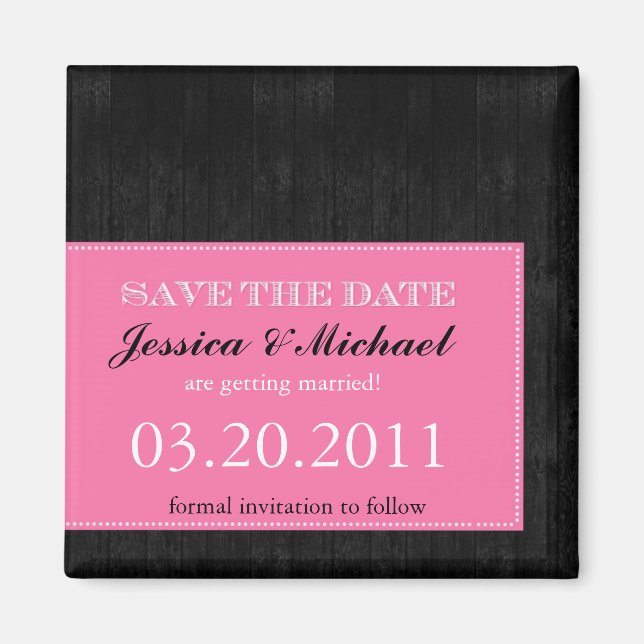 Save the Date Magnet (Front)