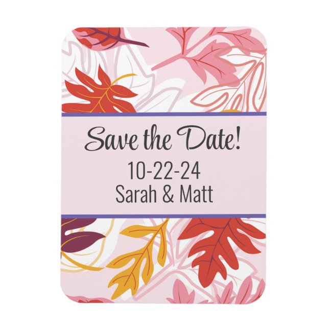 Save the date magnet (Vertical)