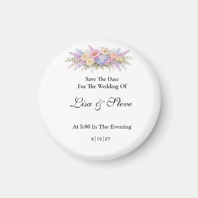 Save The Date Magnet (Front)