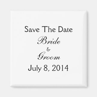 Save The Date Magnet