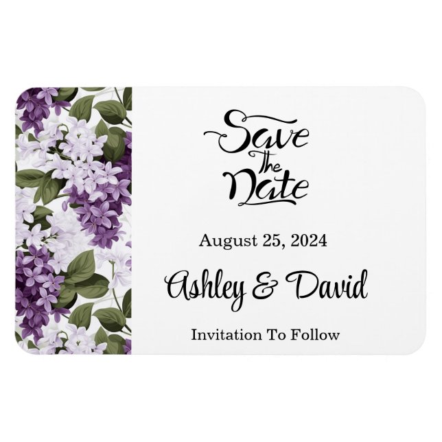 Save The Date Magnet (Horizontal)