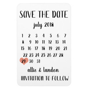 Save the Date   Magnet