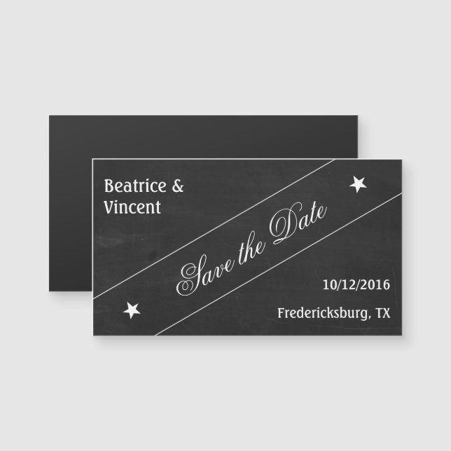 Save the Date Magnet (Front/Back)