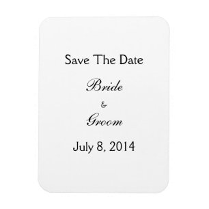 Save The Date Magnet
