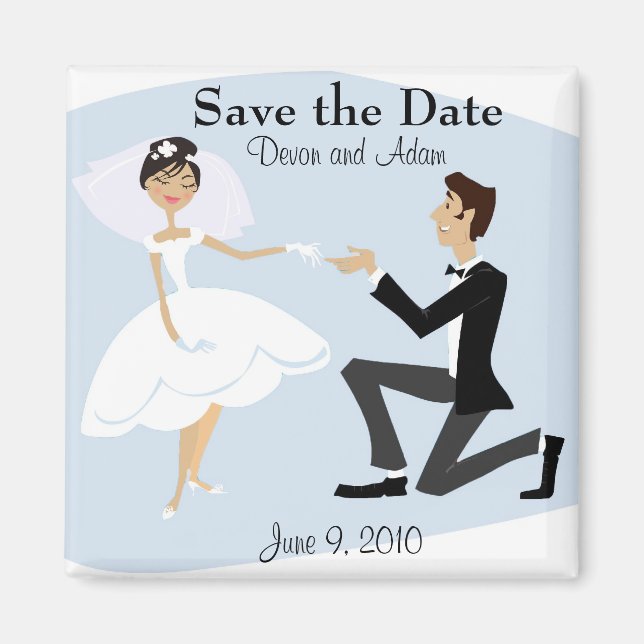 Save the Date Magnet (Front)