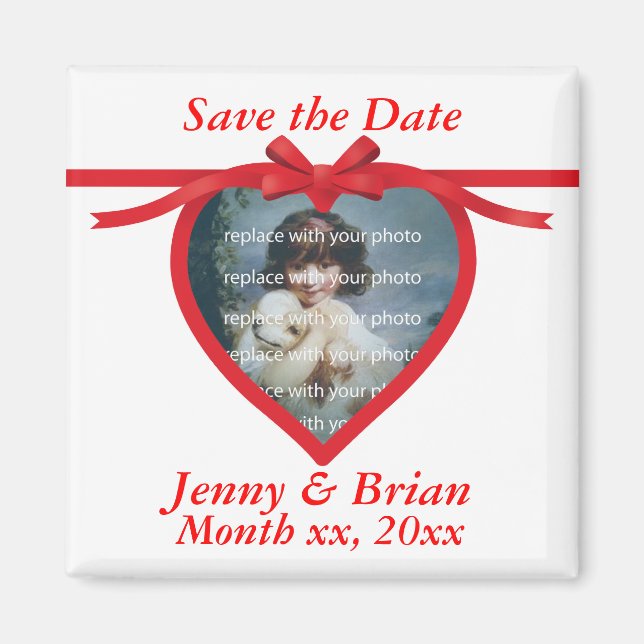 Save the Date Magnet (Front)