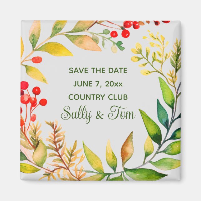 Save The Date magnet (Front)